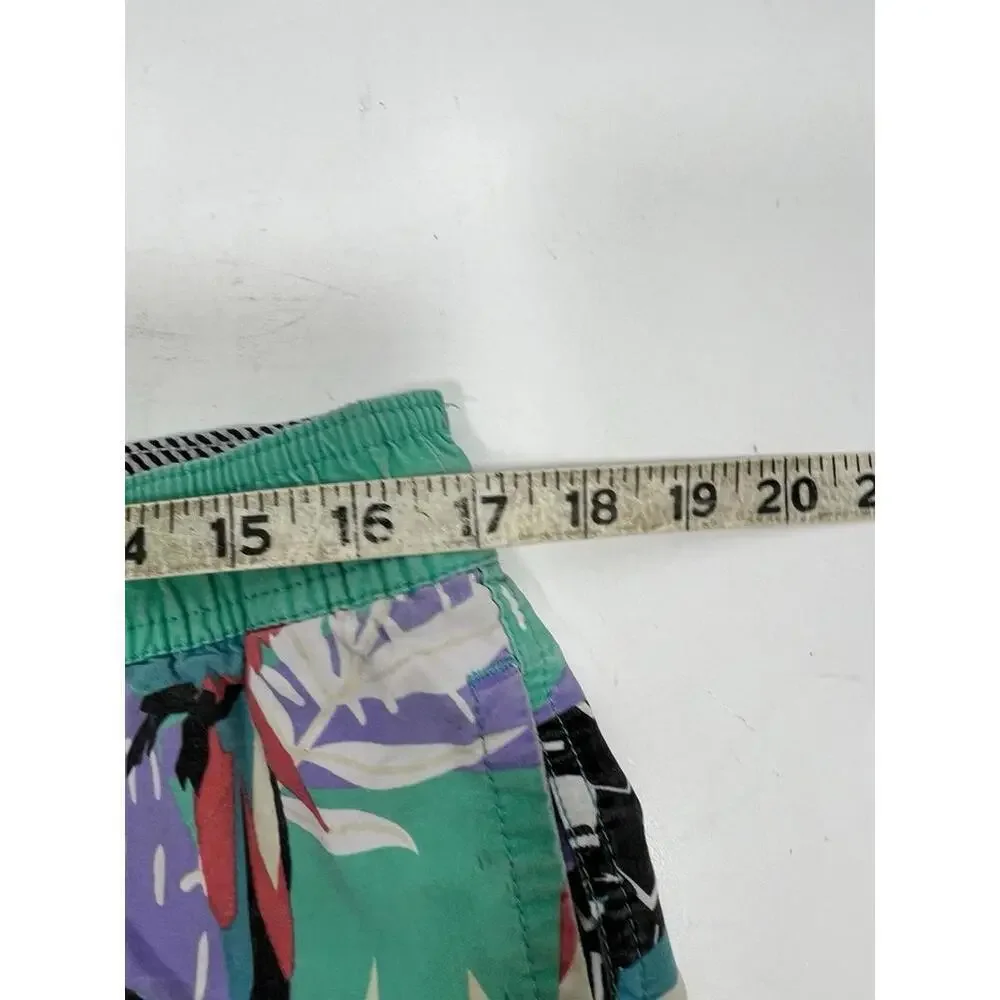 Party Pants Swim Trunks Medium Party Animal Tropical Men’s Board Shorts Parrot